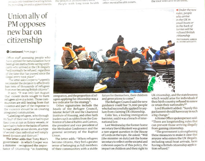 Open letter: Refugee citizenship rules ‘breeding division and distrust’