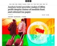 A screenshot from the BBC article