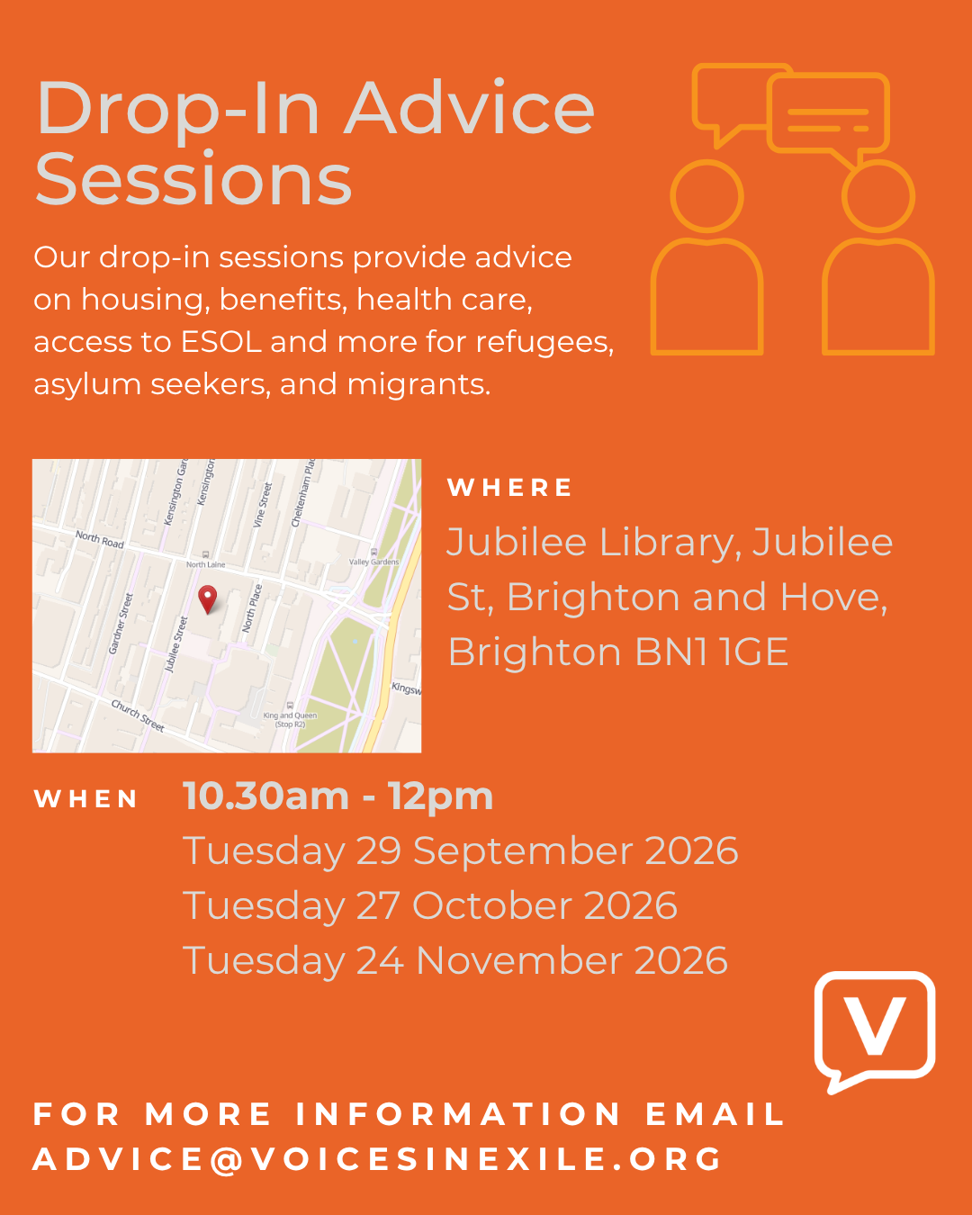 Jubilee library drop ins